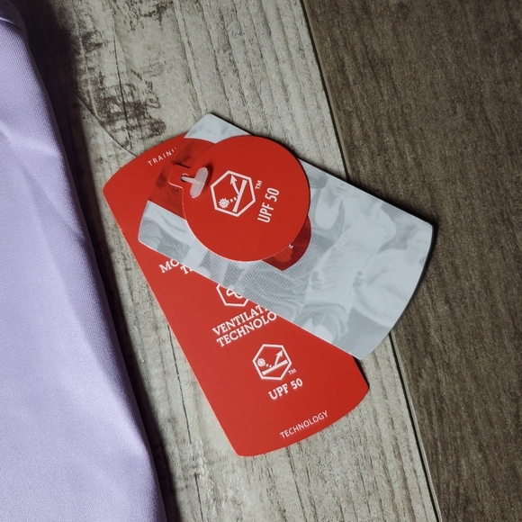 nwt bcg training tech mesh back tank top girls size xl 16 upf 50 purple rose - Picture 9 of 15